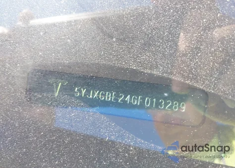 2016 Tesla Model X 60D/70D/75D/90D/P100D из США, поврежденный, VIN 5YJXCBE24GF013289